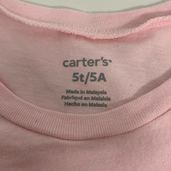 Carter’s Pink Color Mixing Fun T-shirt Sz 5T - Picture 2 of 4